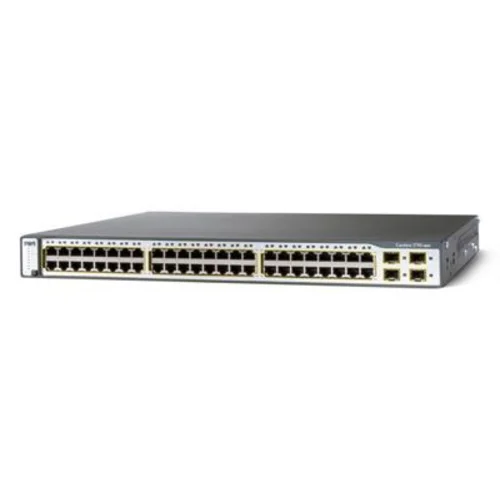 Коммутатор Cisco Catalyst WS-C3750-48TS-S (некондиция, 1 неисправный порт RJ-45)